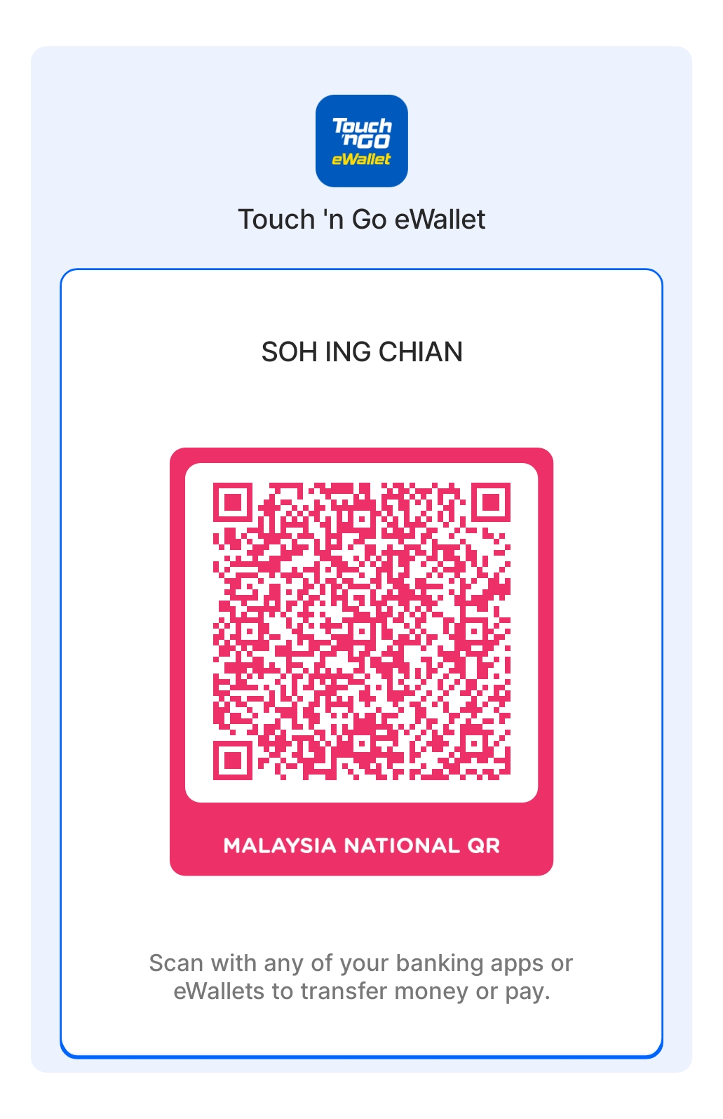 Touch 'n Go QR Code